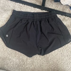 Lulu Lemon black workout shorts.